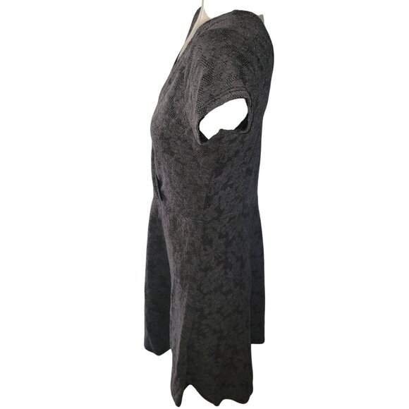 Im In Love With Derek Womens Stretch Grey Patterned Dress L - Picture 3 of 7